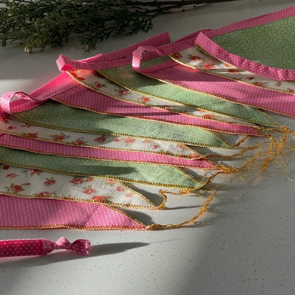 Handmade Spring bunting. - Picture 2 of 5